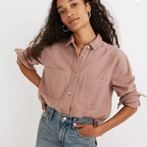 Madewell Flannel Oversized Ex-Boyfriend Shirt